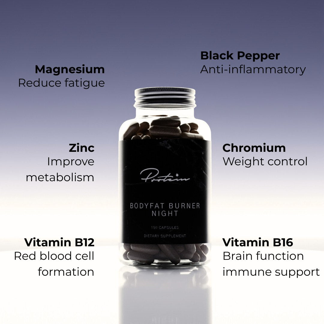 Bodyfat Burner Night | Afvallen als je slaapt | 150 Capsules
