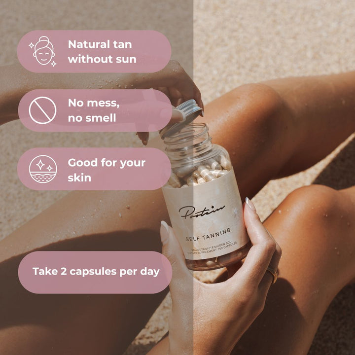 Self-Tanning |  Activeert en versnelt het bruiningsproces | 150 Capsules