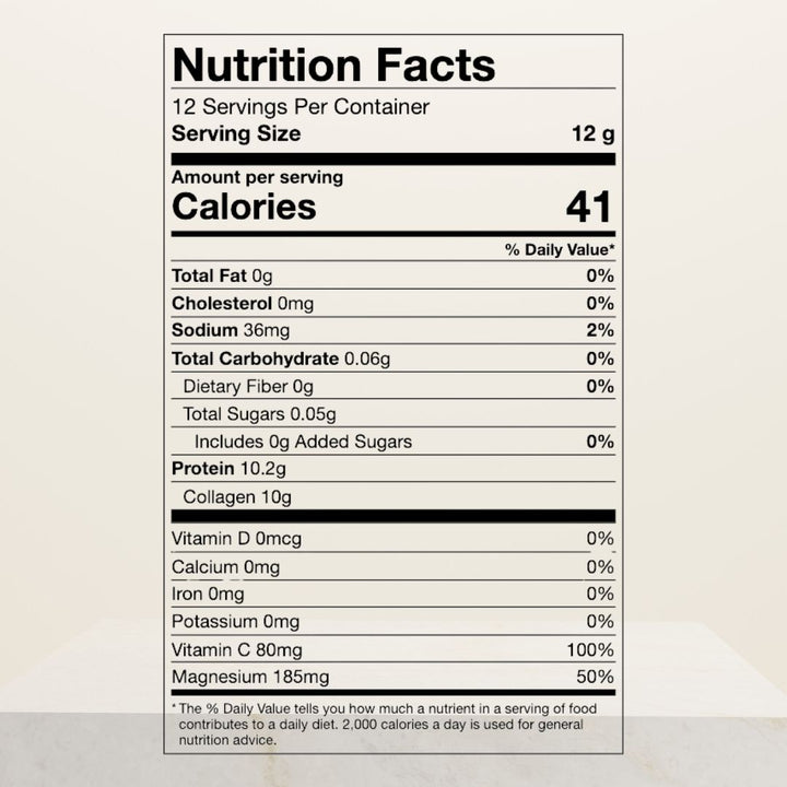 Collageen + Magnesium, voor mooie huid | 150g | Kan de zichtbaarheid van lijntjes en rimpels verminderen.