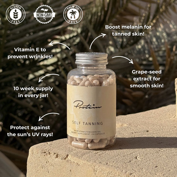 Self-Tanning |  Activeert en versnelt het bruiningsproces | 150 Capsules
